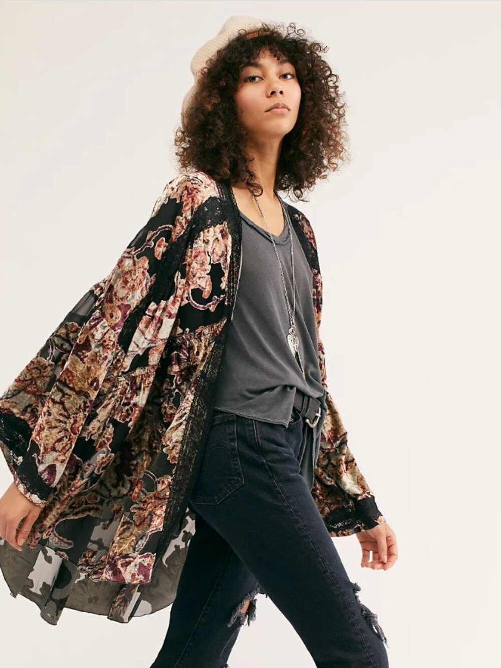 Free People Guest List Kimono Duster - Picture 4 of 5